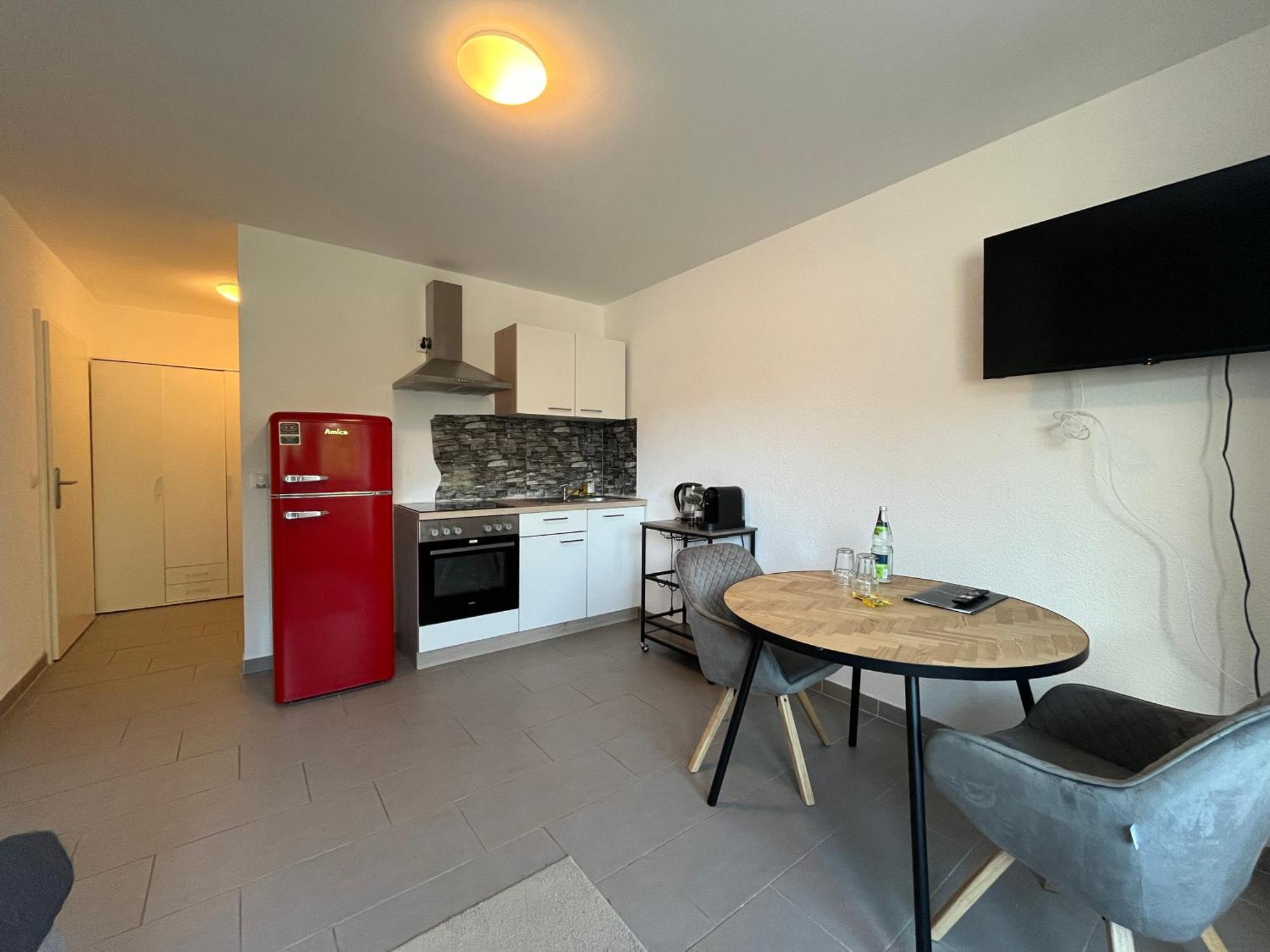 Simplex Apartments Am Europaplatz 카를스루에 객실 사진
