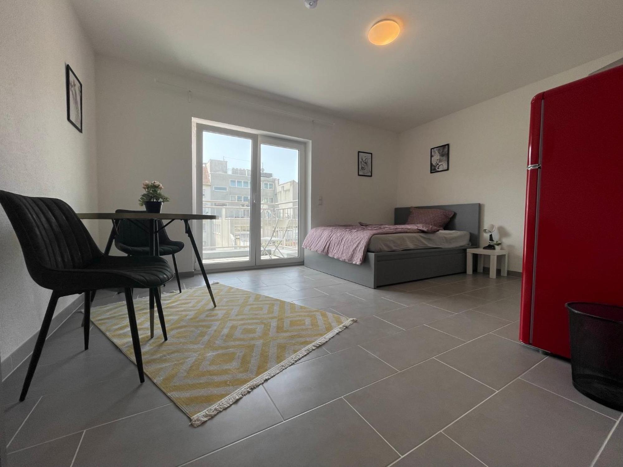 Simplex Apartments Am Europaplatz 카를스루에 객실 사진