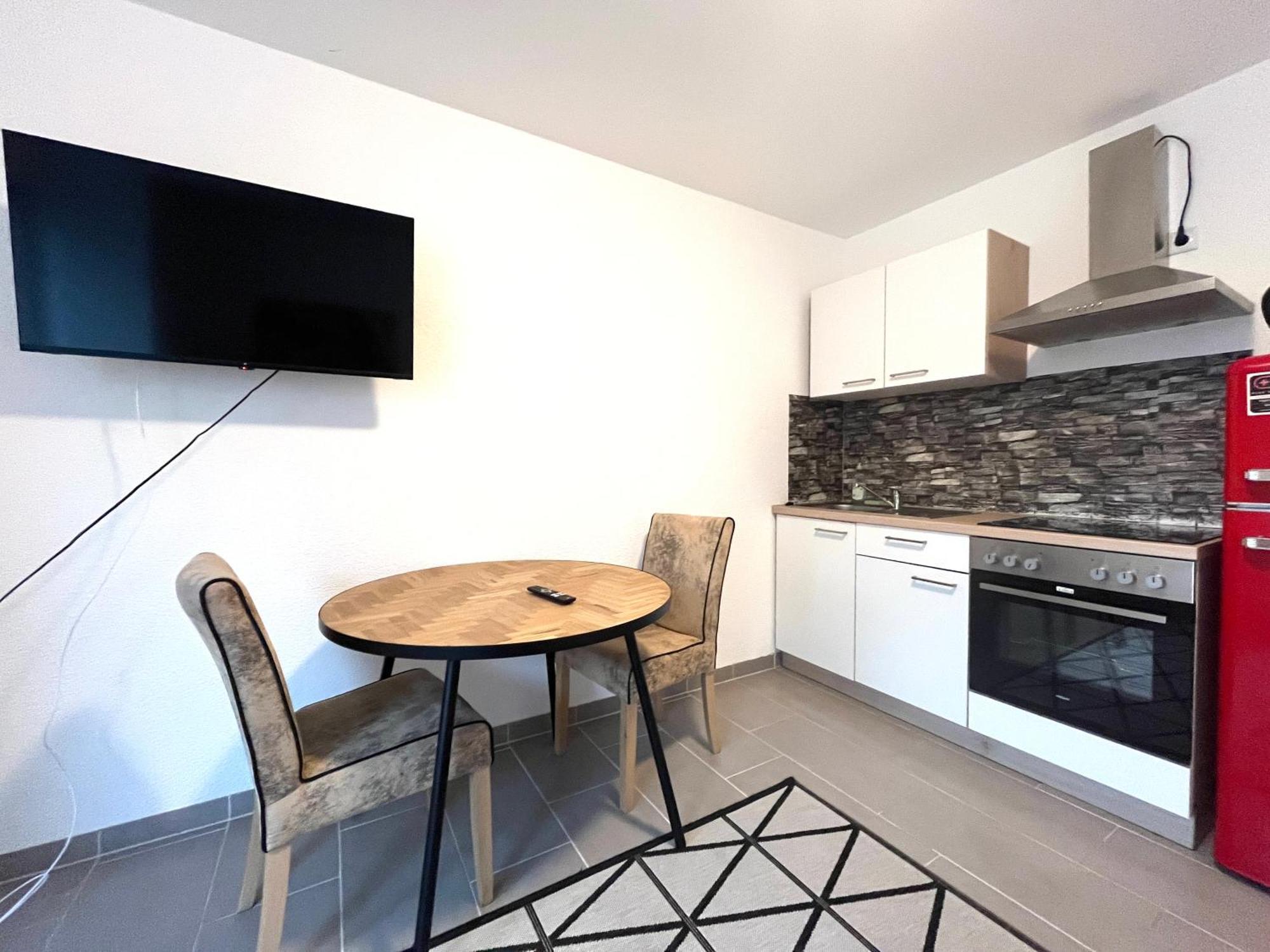 Simplex Apartments Am Europaplatz 카를스루에 객실 사진